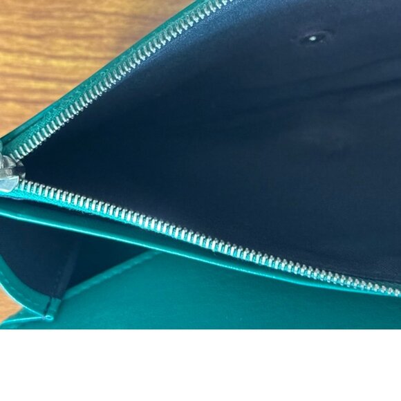 Balenciaga | Papier Long Leather Envelope Wallet in Teal Green - Picture 11 of 11